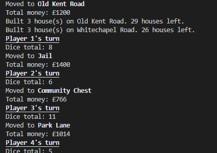 Demo for Monopoly